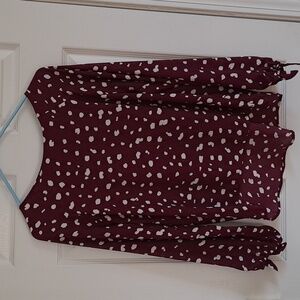 Papermoon Larie Tie sleeve blouse